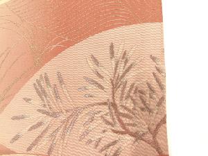 着物・帯 ] - 袋帯 リサイクル 地紙に枝花・楓模様織出し袋帯 | 着物